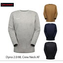 MAMMUT マムート Dyno 2.0 ML Crew Neck AF リサイクルポリエステル クルーネック 1014-04970 ￥14,300