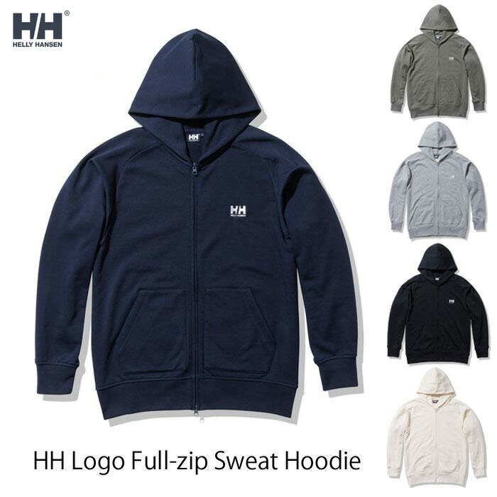 HELLY HANSEN ヘリーハンセン HH Logo Full-zip Sweat Hoodie HHロゴ フルジップフーディー HE32321 海洋リサイクルポリエステル ￥13,750