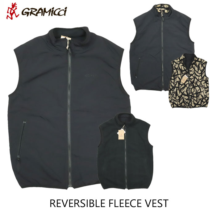 Gramicci グラミチ REVERSIBLE FLEECE VEST リバーシブルフリースベスト G4FU-J016 ￥18,700 ユニセックス UNISEX(4)