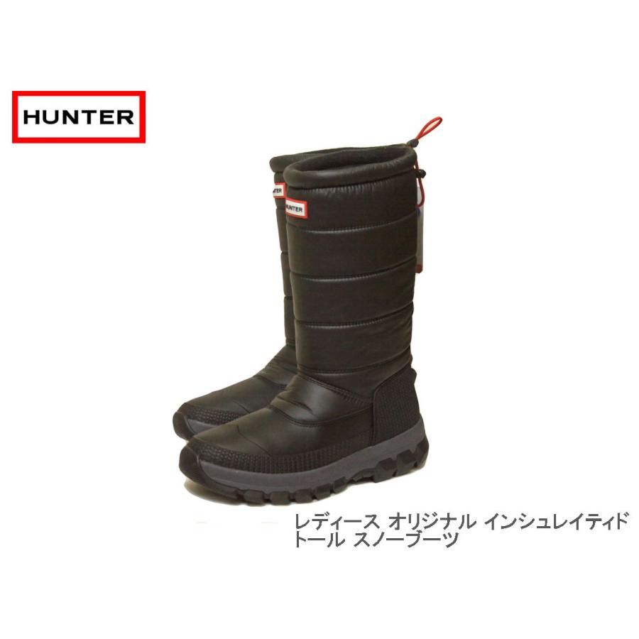 ハンター HUNTER ハンター レディース オリジナル インシュレイティド トール スノー ブーツ ブラック ￥27,500