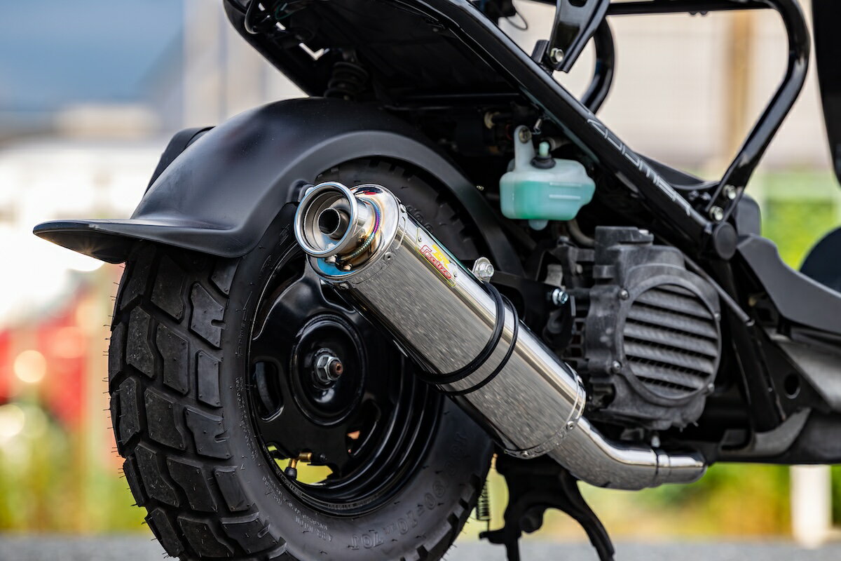 Realize（リアライズ） 22Racing ステンレス マフラー ズーマー 50 / ZOOMER 50/ ラックアス /Ruckus カスタム 説明書付き