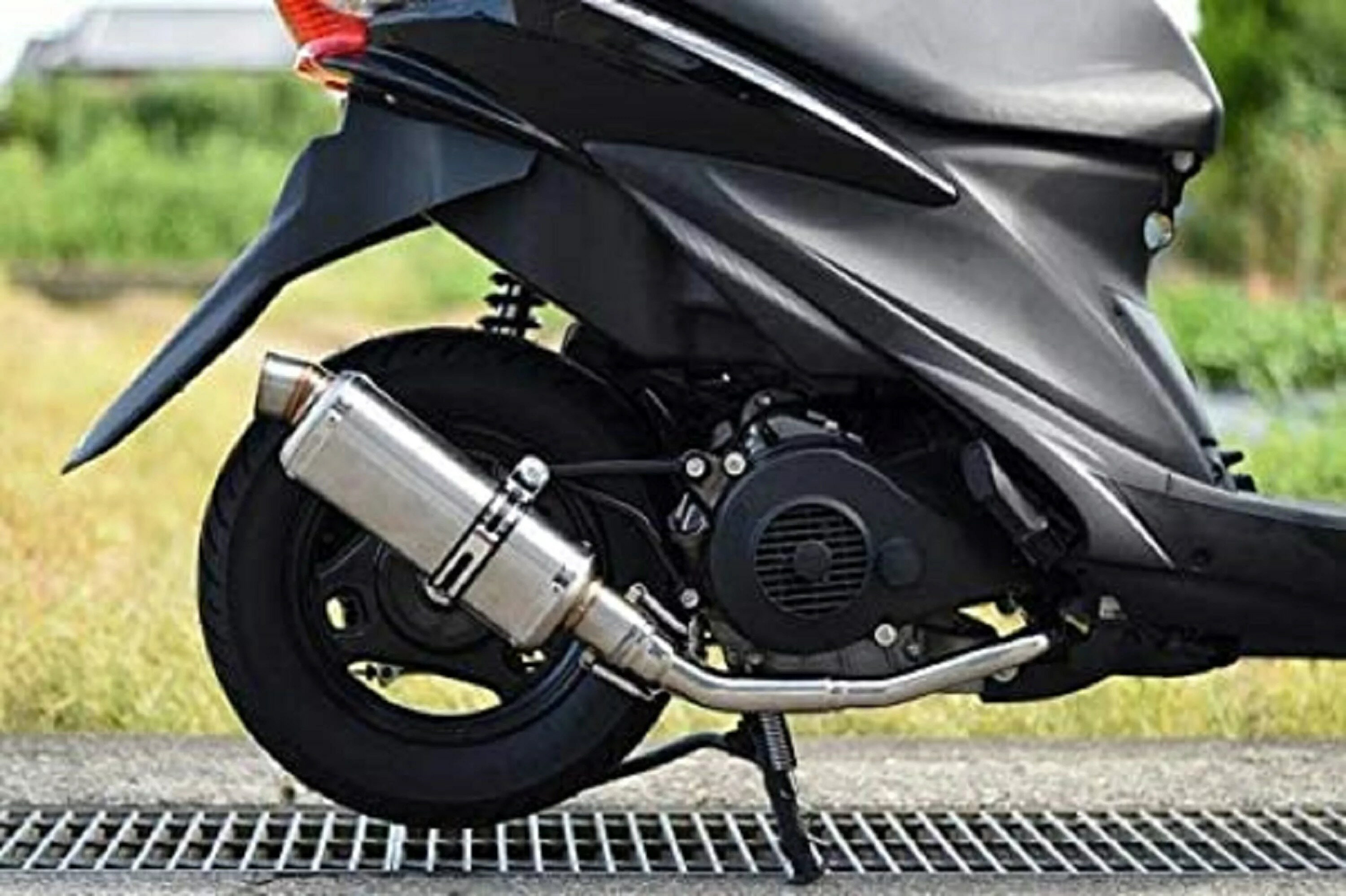 【国内メーカー HMS 製】スズキ 08 アドレスV125 (BC-CF46A) 2005年～2008年モデル対応 バイクマフラー DELTA デルタ SUS ステンレス マフラー ADDRESS アドレス V125 CF46A カスタム パーツ　バイク