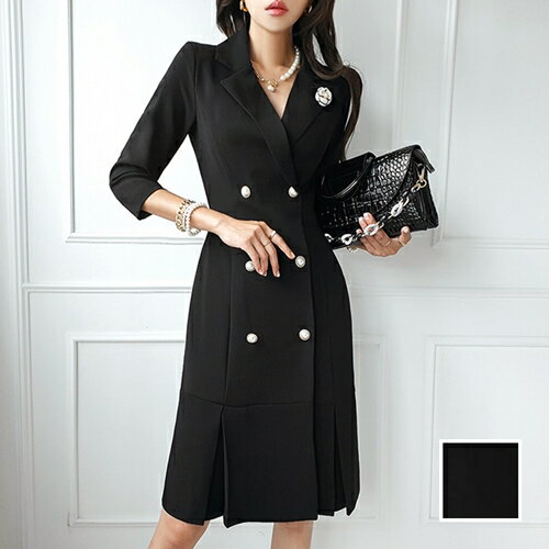 パーティードレス 結婚式 ワンピース ミディアム ひざ丈 オケージョン ドレス 韓国 ファッション レディース 秋 冬 ブライダル お取り寄せ PTXN995 お呼ばれ コーデ 成人式 二次会 同窓会 送料無料 20代 30代 40代 50代 2024 マーメイド プリーツ タイト プレーン 着回し