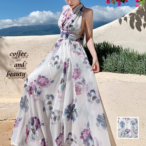 リゾートワンピース リゾートワンピ ロング マキシ丈 沖縄 ハワイ グアム 韓国 ファッション レディース 春 夏 パーティー お取り寄せ PTXP443 お呼ばれ オルチャン 送料無料 コーデ セクシー 20代 30代 40代 50代 2024 シアー バックシャン 2WAY マキシのサムネイル