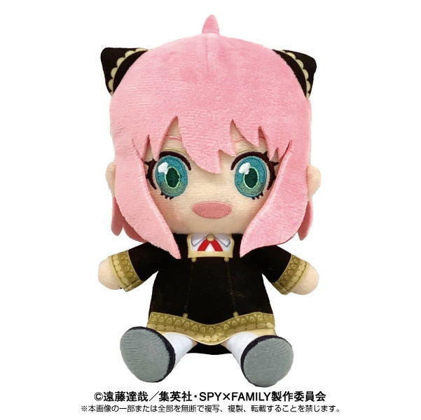 SPY×FAMILY Chibi 봉제인형 아냐 포저 봉제 찍기 선물 치비 봉제 봉제활 귀여운 인기 캐릭터