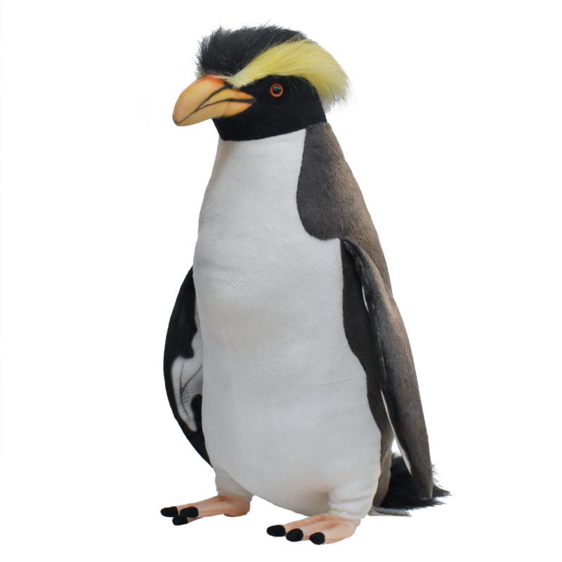 【スーパーセール期間中10%OFF＆P5倍】ハンサ【HANSA】リアルぬいぐるみ岩飛びペンギン 50cm イワトビペンギン