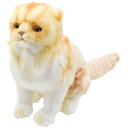 ハンサ【HANSA】リアルぬいぐるみ スコティッシュフォールド ジンジャー27 キャット 猫