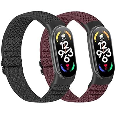 弾性時計バンドソフトナイロン 調節可能交換ベルト対応Amazfit Band 5/Xiaomi Mi Band 6 5 4 3,通気性と快適なナイロンモーション交換ストラップ男性と女性に適用できます 弾性時計バンドソフトナイロン 調節可能交換ベルト対応Amazfit Band 5/Xiaomi Mi Band 6 5 4 3,通気性と快適なナイロンモーション交換ストラップ男性と女性に適用できます