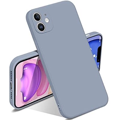 iPhone 11 ケース シリコン 耐衝撃 アイフォン11 カバー 液体シリコン ポータブル ファッション 米軍MIL規格 薄型 軽量 ストラップホール付き マット感 人気 指紋防止 レンズ保護 ソフト ワイヤレス充電対応 6.1インチ対応(グレー