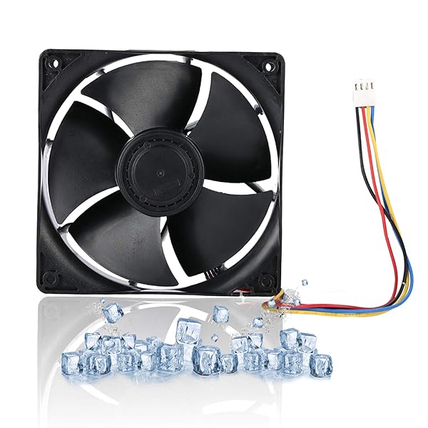 7000RPM 超高速 CPU冷却ファン CPUクーラー 36W 3A 4ピン 静音タイプ 高風量 高回転速度 Antminer適用 冷却ファン 熱放散 15 x 13 x 4.5 cm 【メーカー品質】