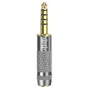 4.4mm オス - 2.5mm バランス メス ヘッドフォン アダプター 2.5mm 4極ケーブル用 バランス 4.4mm プレーヤー デバイスに接続 アルミ...