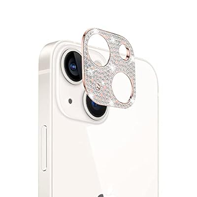 iPhone 15 用/iPhone 15 Plus 用 カメラ保護フィルム 【1枚セット】 ローズゴールド カメラカバー カメラレンズ保護カバー iPhone 15 対応/iPhone 15 Plus 対応 カメラフィルム