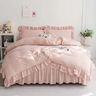 布団カバー シングル セミダブル ダブル 3/4点セット 布団カバー セット フリル 姫風 可愛い シングル..