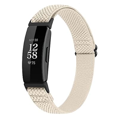 コンパチブル Fitbit Inspire2/Inspire HR/Inspire ナイロン弾性スポーツバンド交換用ストレッチバンド ストラップ