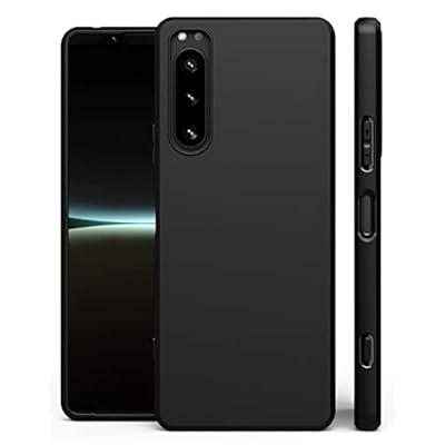Xperia 5 IV ケース Xpeira 5IVカバー 薄型 軽 ソフト TPU シンプル Xperia 5 IV?SO-54C Xperia 5 IV SOG09 ケース マット ブラック Xperia 5 IV ケース Xpeira 5IVカバー 薄型 軽 ソフト TPU シンプル Xperia 5 IV?SO-54C Xperia 5 IV SOG09 ケース マット ブラック