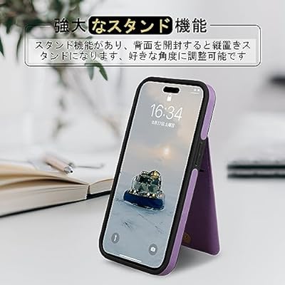 対応 iPhone 15 ケース 背面 手帳型 カードケース iPhone15 用 手帳型ケース 背面ケース ショルダー ストラップ PUレザー 肩掛け カード収納 斜め掛け スタンド いphone 15 アイホン あいほん 15 用 可愛い 人気