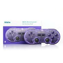 8Bitdo SN30 Pro ワイヤレス ブルートゥース コントローラー Switch/Switch OLED/Windows/Android/mac OS/Steam Deck/Raspberry用ゲームパッド【水晶紫】