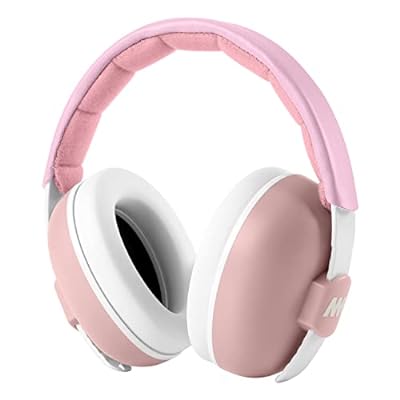 [MUMBA] 防音イヤーマフ 赤ちゃん用 騒音軽減 遮音 聴覚保護 安全の耳当てプロテクター 調整可能なヘッドバンド付き 聴覚過敏 安眠 柔らかいヘッドフォン 子供用 年齢 3-24ヶ月以上対応 ノイズ減少率：NRR 31dB/SNR 26dB