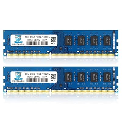 16GB Kit PC3L-10600u DDR3L-1333MHz 8GB×2枚 DIMM 電圧 1.35V/1.5V 2RX8 CL9 240pin デスクトップPC用メモリ対応