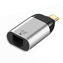 Cablecc USB-C Type-C USB3.1〜1000MbpsギガビットイーサネットネットワークLANアダプタ(ラップトップ用)(2)