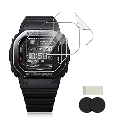 For CASIO 腕時計 G-SHOCK ジーショック DW-H5600 GW-M5610 G-5600 GW-S5600 GLX-5600 GLS-5600 DW-D5600 フィルム [3枚] AUDASO 保護フィルム 24時間自動修復技術