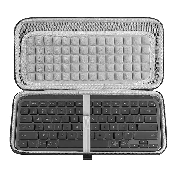 キーボードケース 収納ケース 互換品 ロジクール Logicool MX KEYS mini KX700 ワイヤレスポータブル キーボード ハードシェルトラベルキャリングバッグ