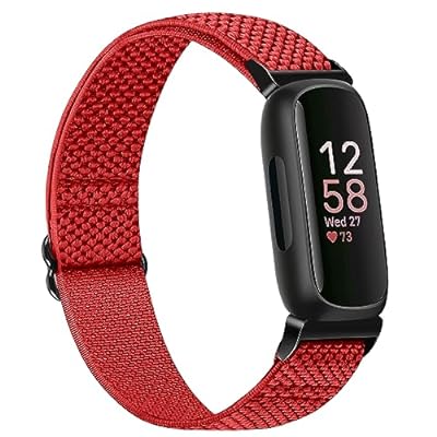 ストレッチナイロンスマートウォッチベルトFitbit Inspire 3/Fitbit Inspire 2/Fitbit Inspire/Fitbit Insp...