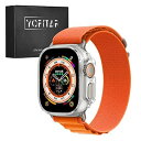 YOFITAR for Apple Watch ultra2/ultraP[X49mmΉ NA AbvEHb` EgیJo[ یP[X Ϗ? Vv LYh~ h~ y Apple WatchANZT[(Apple Wa