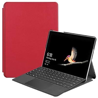 For マイクロソフト Microsoft Surface Go4 / Surface Go 3 / Go 2 / Go ケース サーフェス ゴー 3 / ゴー 2 / ゴー カバー 軽量 薄型 耐衝撃 傷防止 PU レザー スマートカバー ハード Surface Go4 / Go3 / Go2 / Go 10.5 インチ スマートケース (赤)色レッドモデル商品説明【対応機種】：Surface Go / Go2 / Go3/Go4【高品質のマテリアル】：裏側には柔軟ハニカム3D構造を採用しており、放熱性に優れて、電池寿命を延長されます。【全面保護】：外部は高質のPU素材で、水、衝撃、傷などからしっかり守ります。 強力なマグネットにより、フロントカバーがしっかりと閉じられ、タブレットを傷から保護できます。【二つ折りデザイン】：人間工学に基づいたスタンド角度で両手を解放されております、動画視聴、読書、WEBなどに便利です。【メーカー保証】：製品には万全を期しておりますが、万が一物流などの原因による個別の不良品がありましたら、ご連絡を頂けください。技術サポート、商品の取り替えなどのサービスをご提供いたします。お客様にご満足頂けるになるため、十分頑張ります。【ご連絡の方法】アカウントサービス内の「アカウントサービス」→「注文履歴」→「販売元」→「質問する｣から、お気軽にお問合せ下さい。説明【対応機種】：Surface Go / Go2 / Go3/Go4 【高品質のマテリアル】：裏側には柔軟ハニカム3D構造を採用しており、放熱性に優れて、電池寿命を延長されます。 【全面保護】：外部は高質のPU素材で、水、衝撃、傷などからしっかり守ります。 強力なマグネットにより、フロントカバーがしっかりと閉じられ、タブレットを傷から保護できます。 【二つ折りデザイン】：人間工学に基づいたスタンド角度で両手を解放されております、動画視聴、読書、WEBなどに便利です。 【メーカー保証】：製品には万全を期しておりますが、万が一物流などの原因による個別の不良品がありましたら、ご連絡を頂けください。技術サポート、商品の取り替えなどのサービスをご提供いたします。お客様にご満足頂けるになるため、十分頑張ります。【ご連絡の方法】アカウントサービス内の「アカウントサービス」→「注文履歴」→「販売元」→「質問する」から、お気軽にお問合せ下さい。