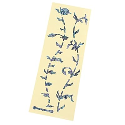 グリーン フレットボード インレイ ステッカー 指板 デカール ギター/ベース用 パーツ アクセサリー 超薄型生 実用