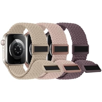 【3枚入り】 コンパチブル アップルウォッチ バンド 49mm 45mm 44mm 42mm ナイロン Apple Watch バンド 編み込み 磁気式バックル マグネット アップルウォッチ スポーツバンド 伸縮性 iWatch Ultra2 Ult