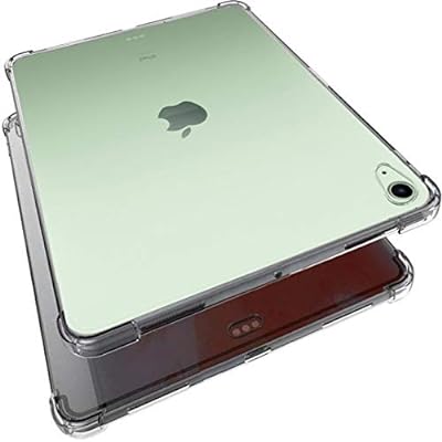 iPad Air 4 ケース LASTE 2020 iPad Air 2020 第四世代 10.9インチ カバー 米軍MIL規格 耐衝撃、軽・薄、フィット感 エアバッグ、滑り止め、Qiワイヤレス充電 (クリア)