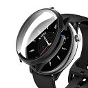 For Amazfit GTR mini P[XJo[ KXtB+PCt[ 42mm ̌^ Amazfit GTR mini phhoیP[XSʕی ȒP ߗ wh~ iubNj