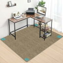 ゲーミングマットチェアマット【大判サイズ140 ×160cm 】床保護マット WEIDUOYI 家具保護パッド 大判サイズPVC 椅子用マット4mmカーペットゲーミング椅子 マットフロアマットフェルト傷防止凹みキズ・パッド防カビ セルフ粘着(3)