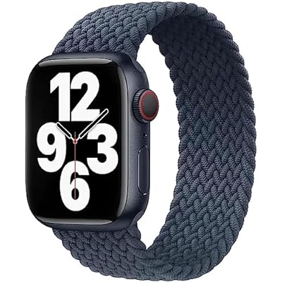 コンパチブル apple watch バンド iwatch バンド 編組バンド apple watch Ultra/8/7/6/5/4/3/2/1/SEに対応 38mm/40mm/41mm 42mm/44mm/45mm/49mm 着け心地 アップルウォッチ用バンド シリコン糸＆ABSアダプター色アビスブルーモデル商品説明【肌に優しいシリコーン糸】伸縮性のあるシリコーン糸混紡リサイクルヤーンの織り込みによって作られました。驚くほど快適な着け心地を追求した伸縮性のあるデザインなので、長い時間着用しても負担になりません。【優れた通気性】とても軽いので、激しく動く運動時や寝ている時などにも装着感が気にならない。また、バンド全体に細かい穴が空いており通気性が高いため、汗をかきやすいジョギングなどの運動時にもぴったりです。夏シーズンの暑い日などにも涼しい装着感。【アレルギーフリー、金属アレルギーでも安心】アダプターは高品質なABSで作られました。軽量、頑丈で耐久性があります。また、ABS素材なので、金属アレルギーの方でも安心してご使用できます。【適用機種】Apple Watch Series SE/Ultra/8/7/6/5/4/3/2/1の全シリーズに対応出来ます。アップルウォッチ38mm/40mm/41mm、 42mm/44mm/45mm/49mm に対応、男女兼用の設計。※Apple watch付属いません。【お気に入り】流行に左右されない上品なスタンダードデザイン。お気に入りの1本を選べるのが魅力です。毎日身に着けるのが楽しくなりそうです。また、その日のファッションや気分に合わせて使い分けてもよいですね。