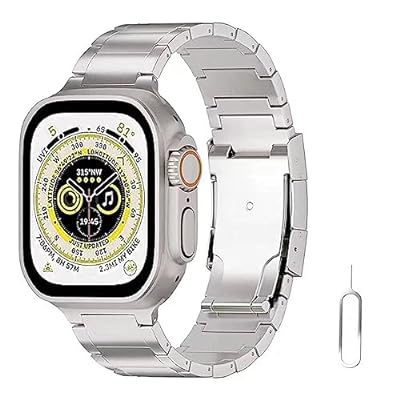 コンパチブル Apple watch バンド チタニウム アップルウォッチ用バンド 軽量 コンパチブル apple watch series Ultra/8/7/6/5/4/3/2/1 38mm 40mm 41mm 42mm 44mm 45mm 49