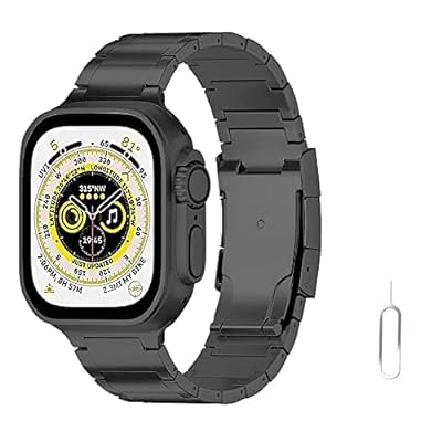 コンパチブル Apple watch バンド チタニウム アップルウォッチ用バンド 軽量 コンパチブル apple watch series Ultra/8/7/6/5/4/3/2/1 38mm 40mm 41mm 42mm 44mm 45mm 49