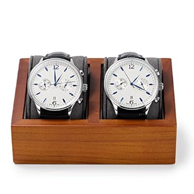 時計スタンド 腕時計 スタンド 時計2本収納 時計 スタンド 時計ホルダー 時計スタンド クッション付きウォッチスタンド 腕時計ホルダー 腕時計スタンド(ダークグレーダブル 2)のサムネイル