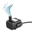 水中ポンプ 小型 ミニ 排水ポンプ 池 水槽 循環 潜水 USB給電 静音 揚程 1M DC5V 吐出量180L/H その1