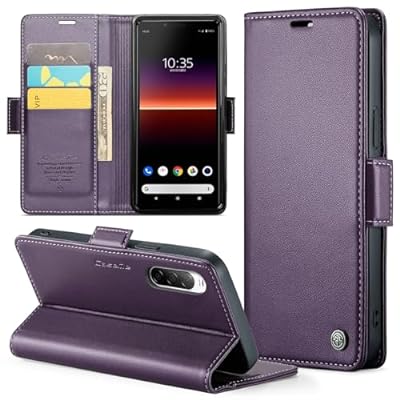 Xperia 10 II 手帳型 ケース Xperia 10 iiケース 手帳型 SO-41A SOV43 ケース 手帳型 エクスペリア10 II 携帯カバー サイドマグネット式 スタンド機能、全面保護耐衝撃 カード収? 人気上質財布型 カ...