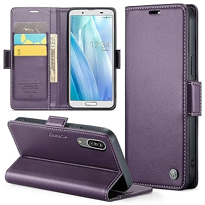 AQUOS Sense3 lite SH-RM12手帳型 ケースSense3 basic SHV48 ケース手帳型 SH-02M SHV45 スマホケースSharp Android One S7携帯カバーサイドマグネット式 スタンド機能、全面保護耐衝撃 カード収? 人気上質財布型 カバー 気質 ギフト （パープル）色パープルモデル商品説明【対応機種】AQUOS Sense3/3lite/3basic/One S7専用気質手帳型ケース！お気に入りの携帯電話をより保護するために、ご注文の際はご希望の商品に対応する機種や画面サイズをよく確認してから購入してください。【カード収納】財布型スマホケースの内側には3つのカードポケットが付いています。少量の現金とカード類2枚を携帯することができ、通勤や通学に重いバッグを背負う必要はありません。携帯電話を持って、いつでも外出できます。【スタンド機能】滑り止め手帳型ケース設計で、画面の支持方向を角度と高さに合わせて自由に調整できます。横置きで支えることができる携帯電話があれば、いつでもビデオやテレビを見ることができ、オフィスでの会議、料理の勉強、楽器の勉強など、あなたの生活にもっと便利さを加えることができます。【詳細設計】真機型開設計に従って、正確に切断し、真機テストする。上質なTPUレザーを採用し、360°衝突防止、携帯電話を全面的に保護しています。【メーカー保証】は、各ケースの品質を厳格にチェックしています。商品到着後、不具合（破損、キズ、汚れなど）があれば、【出品者に連絡】をクリックして当社に直接問い合わせ、新品に交換してください。24時間以内に問題を解決することを保証しますので、安心して購入してください。説明このSharp AQUOS Sense3/3lite/3basic/One S7専用の気質手帳型ケース！上質なTPUレザーを採用し、360°衝突防止、携帯電話を全面的に保護しています。財布型デザインのスマホケースの内側には3つのカードポケットが付いています。少量の現金とカード類2枚、携帯電話を持って、いつでも外出できます。滑り止め手帳型ケースは、画面の支持方向を自由に調節するように設計されている。ビデオやテレビ、オフィス会議、料理の勉強、楽器の勉強など、生活に便利さを加えることができます。携帯ケースサイドマグネット式吸着閉鎖は、より隠蔽的で安全である。ストラップ穴のデザインは、携帯電話を持ち歩く方法をより多く提供します。