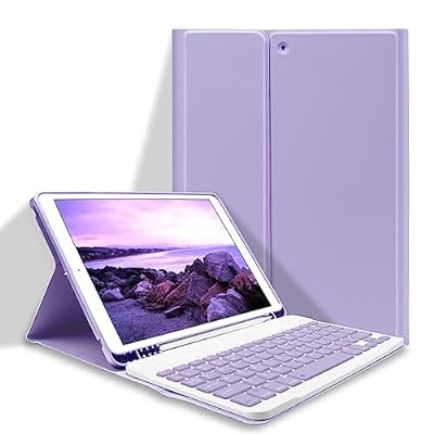 iPad 10.2 キーボード ケース iPad 第9世代/第8世代/第7世代適用 Bluetooth キーボード付きカバー iPad 9/8/7通用ケース 脱着式 ペンホルダー付き スタンド機能 オートスリープ機能 多角度調整 傷つけ防止 耐久性