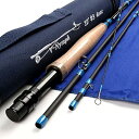 Maxcatch Nymphフライロッド4ピースIM10黒鉛フライフィッシングロッドチューブ持って (3weight 10ft 4Piece)