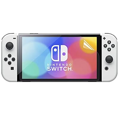 Nintendo Switch （ 有機ELモデル ）用 フィルム ブルーライトカット 保護フィルム 液晶保護 抗菌 指紋防止