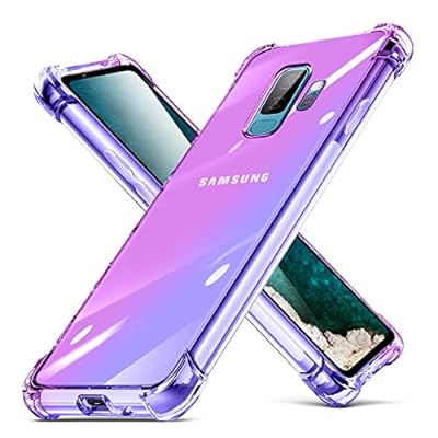 Galaxy S9 PLUSケース 耐衝撃 クリア tpu 透明 スリム 薄型Galaxy S9 PLUS カバーシリコン 指紋防止 米軍MIL規格取得 衝撃吸収 滑り止め カメラ保護 携帯カバー ワイヤレス 充電対応 おしゃれ 黄変防止 防塵 携帯