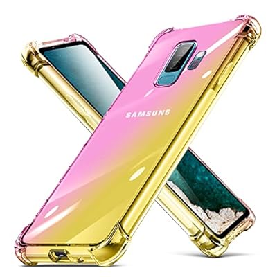 Galaxy S9 PLUSケース 耐衝撃 クリア tpu 透明 スリム 薄型Galaxy S9 PLUS カバーシリコン 指紋防止 米軍MIL規格取得 衝撃吸収 滑り止め カメラ保護 携帯カバー ワイヤレス 充電対応 おしゃれ 黄変防止 防塵 携帯