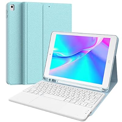 for iPad 9世代 キーボード JIS基準日本語配列 マルチペアリング iPad 8世代 キーボード タッチパッド付き ipad 10.2 キーボード ケースiPad7世代キーボード[2021/2020/2019モデル] Bluetooth5.