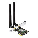 WiFi 6E PCIe 無線LANカード AX5400 内蔵Intel AX210NGW WiFi 6モジュール 802.11AX PCI-Express 無線LANアダプタ Bluetooth 5.3対応, Windows10/11 6...