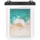 タブレット防水ケース iPad防水ケース 12インチ以下タブレット用多重ロック IPX8 首掛けストラップ&手ホルダー付き プール 水泳 砂浜 海辺 iPad 第11世代 2025 /iPad Air 11インチ 2025/ iPad 第9/8/7世
