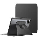Xiaomi Pad 7/Pad 7 Pro 11.2インチ ケース Mi Pad 7/7 Pro シャオミパッド7 手帳型保護カバー 横/縦360回転スタンド仕様 オートスリープ対応 ペンシル収納付 汚れ防止 耐衝撃 軽量 Black(2)